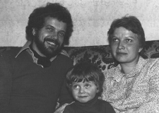 avec mes parents, vers 1978